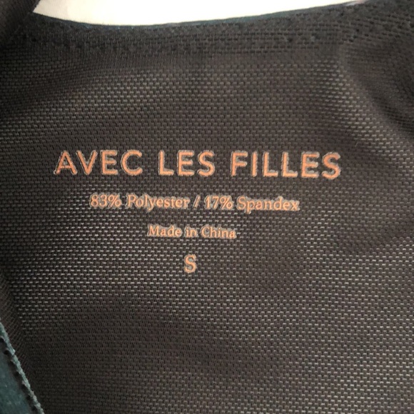 NEW Avec Les Filles Floral Deep-V Sports Bra - Picture 9 of 9